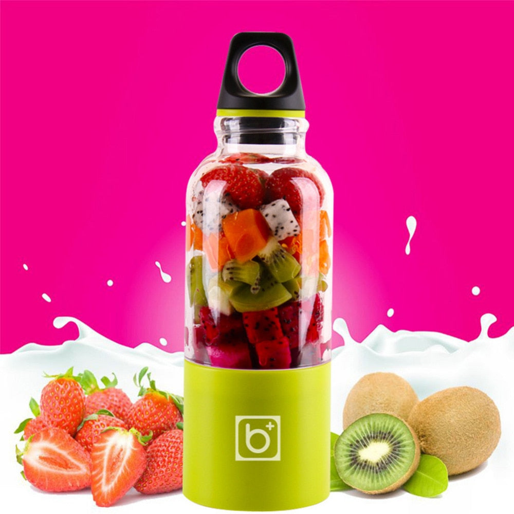 PORTABLE BLENDER 500ML - USB Rechargeable