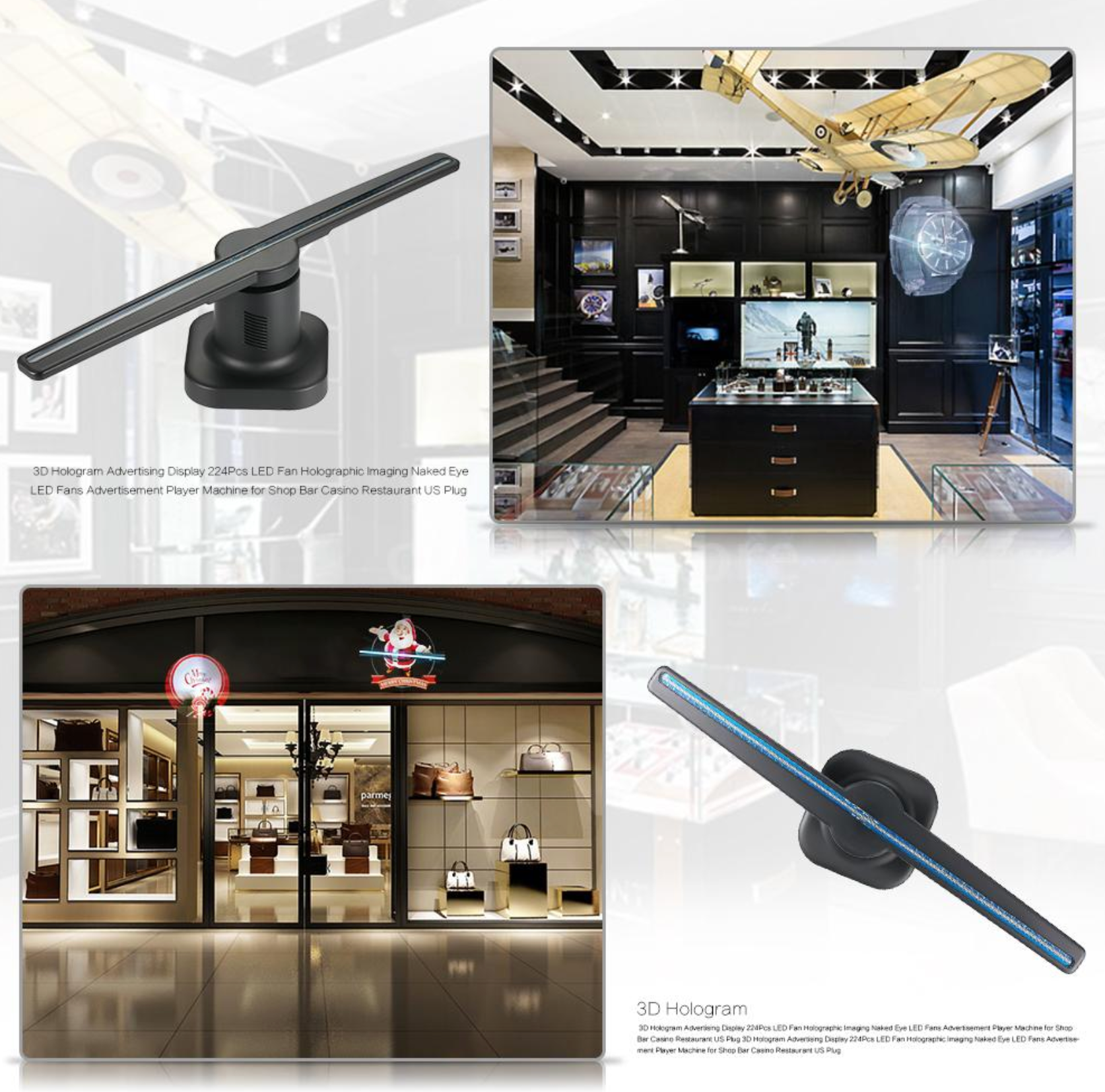 LED Fan Hologram WI-FI