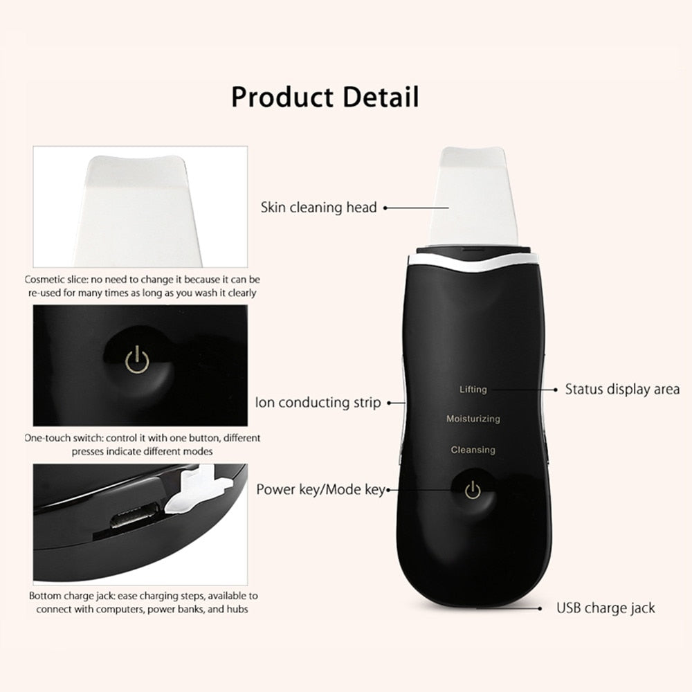 Premium ULTRASONIC Skin Scrubber