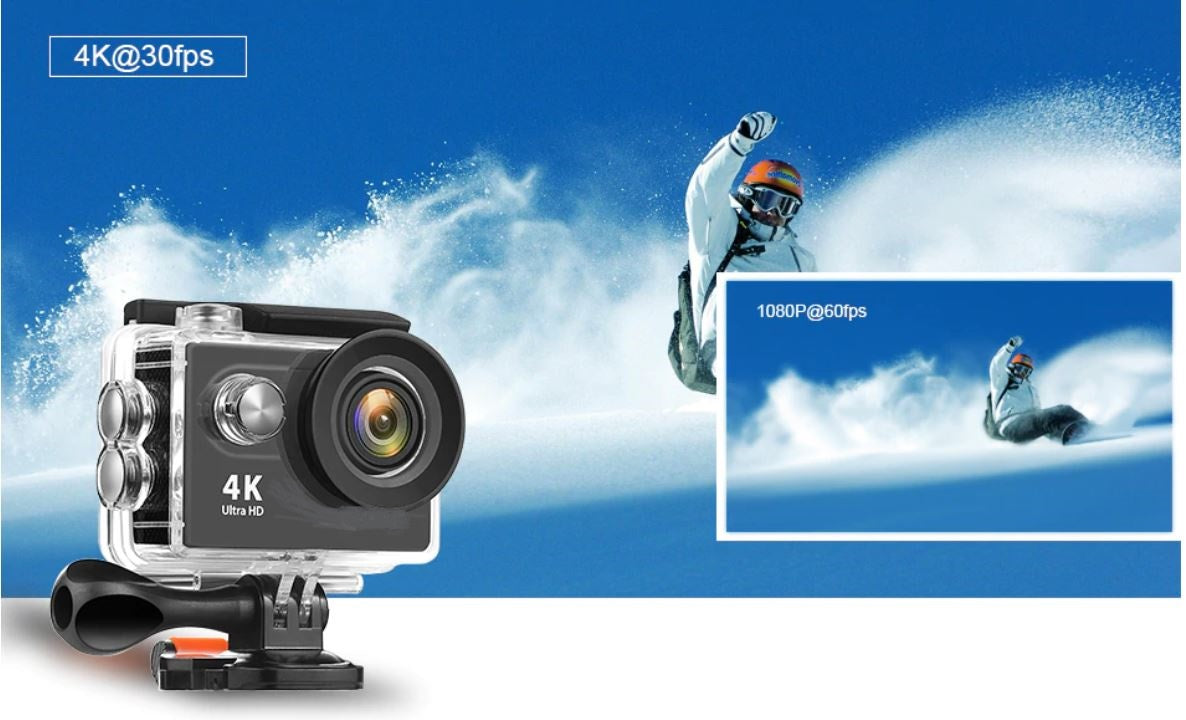 It's time - we go for EXtreme!! X-Sports action Camera Ultra HD 4K